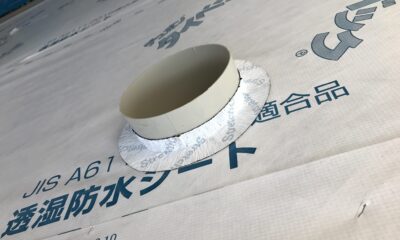 雨漏れを防ぐ防水性と透湿性を兼ね備えた透湿防水シートは正しく施工しないと意味がありません